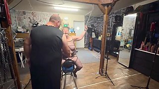 Lanista Bear Tries New Machine on Kitty Part 3 – Amateur BDSM Spanking Punishment