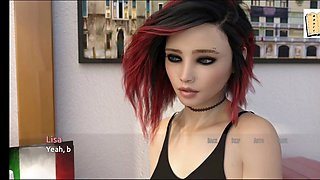 Steamy visual novel featuring busty characters and erotic manga action