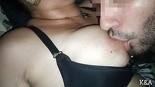 My husband gets very happy every time he plays with my nipples and sucks my big natural tits