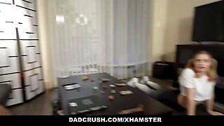 Dadcrush - step daughter and her bffs pounded abnormal step dad