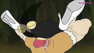 Amy Wong And Nibbler (Futurama)