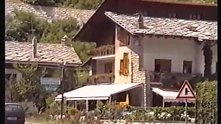 Two Vintage Busty MILFs with Hairy Pussy Fucked and Cummed in Mouth by a Big Cock