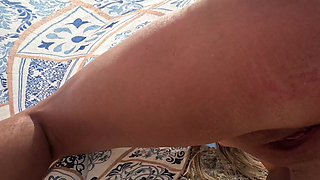 Hot Naked MILF Teasing on the Public Beach