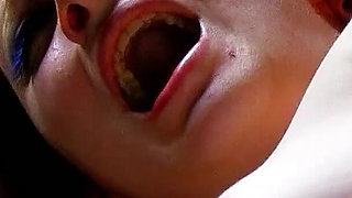 Ginger skinny teen Aurora fucked in the ass on vacation