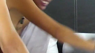 Stiff in Asia - Bella - Naughty Thai Playing in Bed Gets Drilled by Friz Maravilla