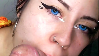 Lovely Girl Wants Cum on Her Small Titties