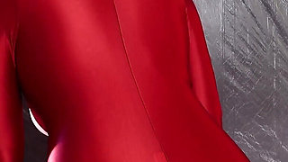 MILF stepmother seduce you in spandex
