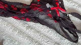 Cum on Wife's Panties 11