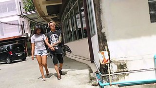 Amateur Thai MILF picked up for a ride