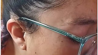 Mature Woman With Glasses With Great Experience Sucking
