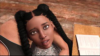 Baking with Chocolate 5 Ive Gave Ladesha a Good Spanking on Her Bare Skin