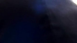 Deep throating milf slut in stockings jerks cock in hd