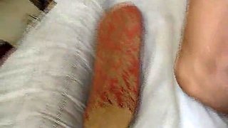 Asian Sub Rimmed and Facefucked by Silver Daddy