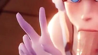 Kokomi Blowjob Oral Fellatio - Genshin Impact 3D Dick Sucking Deepthroat Animation Aether Sex