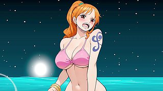 Hentai boobs, nico robin, manga