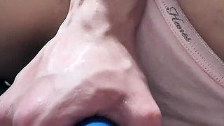 American College Girl Wets My Boxers While Masturbating