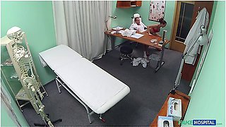 Mea Melone Looks So Sexy In Her Nurses Uniform And Fucks The Doctor In Red Lingerie
