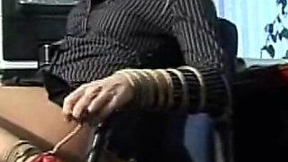 Secretary Tied to Chair Tapegagged