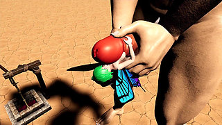 Fairy and Giant Do Battle in Unconvential Way