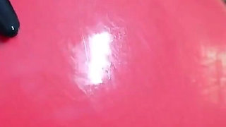 Amazing Big Ass Tease with Latex Outfit