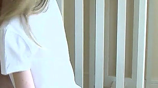 Tattooed Muscle Stud Pounds Blonde Secretary Hard on the Desk