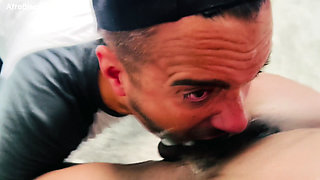 Afroblackxxx Gives Merciless Oral to Deepthroatxxxxl