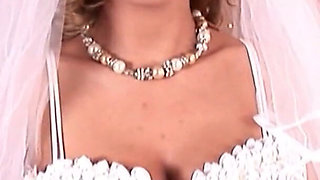 Hot Bride Gets Strapon Fucked Hard by Tux Babe
