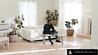 Horny Wife Zoey Sinn Teases Hubby With Bestie Amari Anne Before Double Blowjob