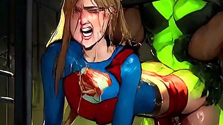 Supergirl cosplay, supergirl lesbian, uncensored hentai