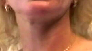 Mature Blonde Deepthroats Throbbing BBC - Hairy Pussy Clenching Orgasm