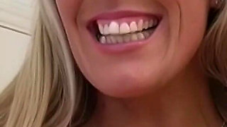 Blonde Submissive MILF Wife Chantelle Stephens Worships Big Black Cock