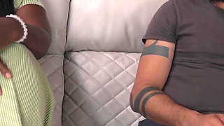 Thick Ass Ebony Wife Punish Husband for Forgetting Anniversary by Riding a BBC