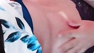 Naughty Stepmom Caught in the Kitchen - Big Tits Shaking and Moaning Loud During Hard Fuck