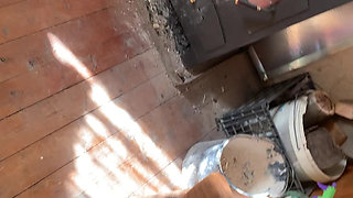 Always hot with lace stockings