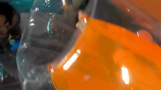 Bubble boobs fun with DaCada and Ashley Cumstar