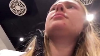 Extreme show in the changing room with jucielussie
