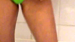 In Rebecca Intimacy... Green Bikini