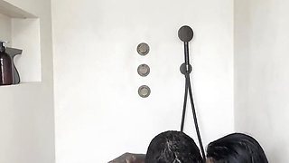 My Busty Girlfriend Yasmina Khan Gets Hot in the Shower and Gets All My Milk Out of Me