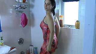 Dress Destroyed in Shower-wmv