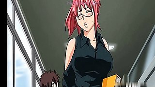 Student with Big Dick Fuck her MILF Teacher (Hentai)