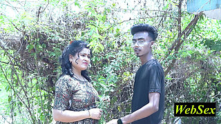 Modern Tarzan Boy Fucks Lost Bhabhi in Forest! Sudden Sex