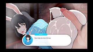 Bunny doctor fucked me till i cum on her face