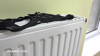 Naughty Small Titted Brunette Gets Her Ass Stuffed and Creamed by Her Roommate