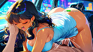 Betrayed 39-year-old Latina Wife Gets Fucked Hard by Taxi Driver on the Road - Ai Animation
