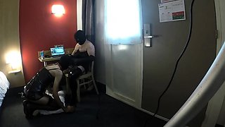 Docile Submissive Games with a TV CD