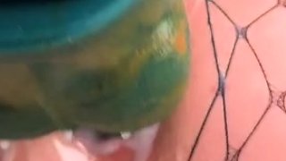 Big assed anal booty fetish slut toyed deep in her ass