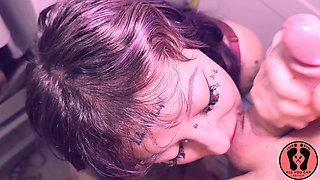 Chastity Cage Is Opened After a Month Amazing Blowjob Huge Cumshot Facial