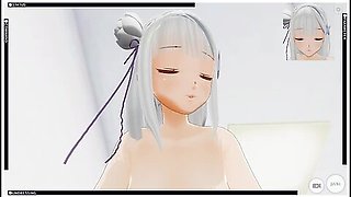 3d Hentai Pov Emilia From Re Zero Rides Your Dick