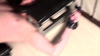 Cfnm british femdom fetish blowjob cumshot
