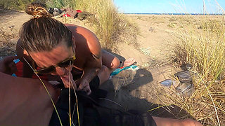 Kinky Couple Big Ass Curvy - French Creampie Beach Fuck